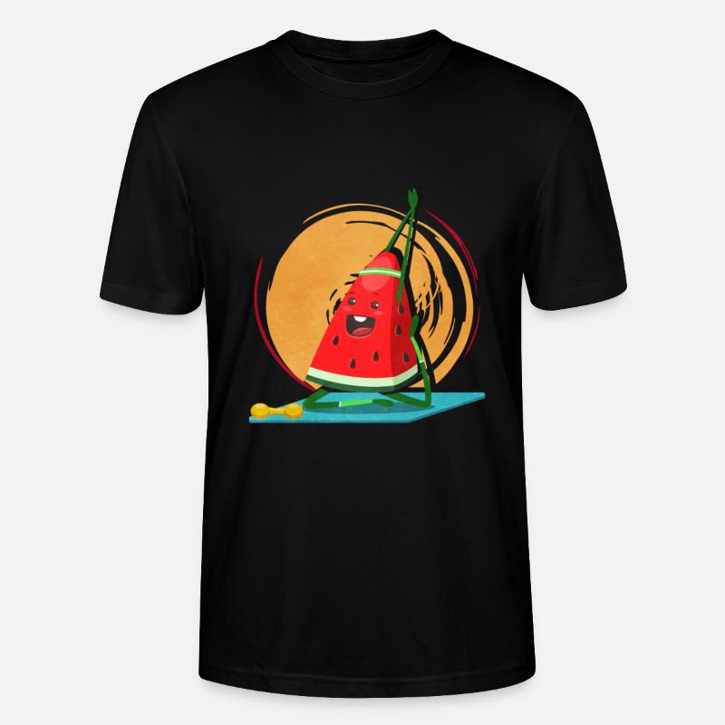 Pastèque - T-shirt bio CRAFTER Stanley Stella Unisexe - noir