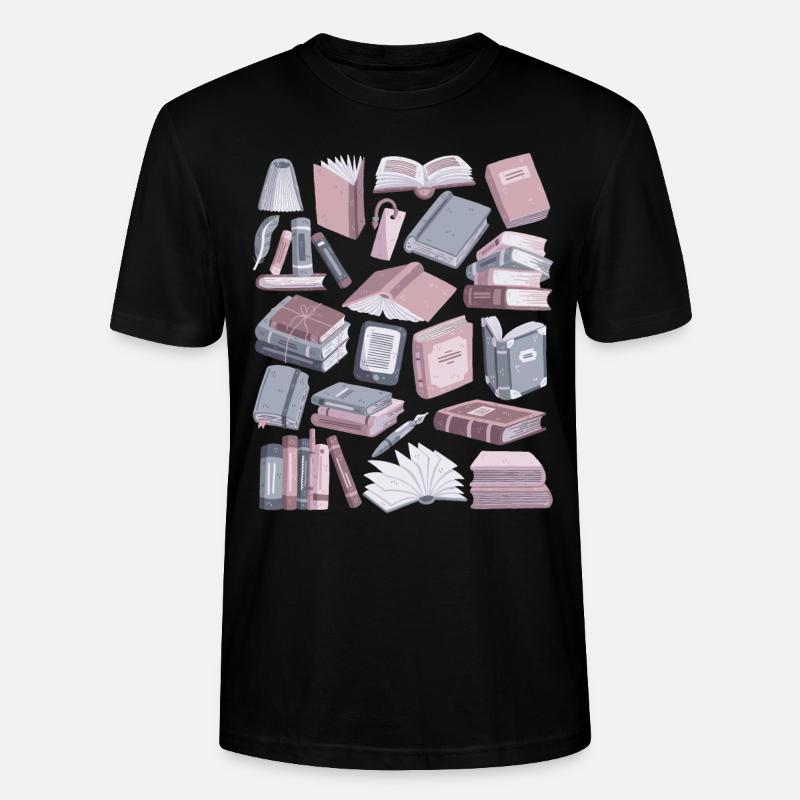 Bücher - Stanley/Stella Unisex Bio-T-Shirt CRAFTER - Schwarz