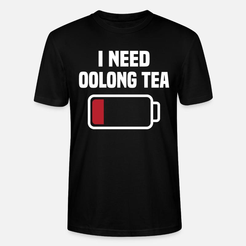 Tolles Oolong Tee Spruch - Stanley/Stella Unisex Bio-T-Shirt CRAFTER - Schwarz
