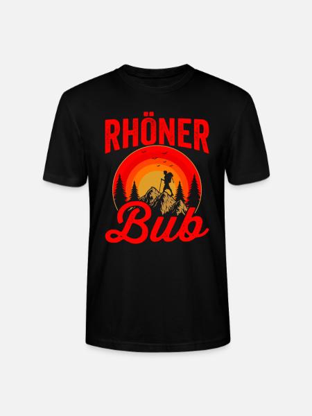 Rhöner Bub - Stanley/Stella Unisex Bio-T-Shirt CRAFTER - Schwarz