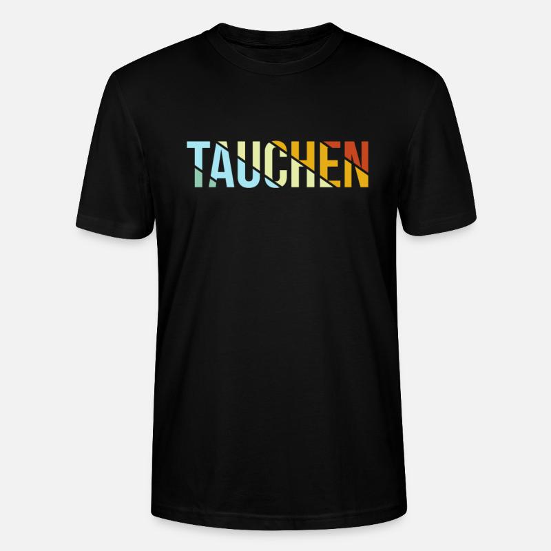 Tauchen Retro - Stanley/Stella Unisex Bio-T-Shirt CRAFTER - Schwarz