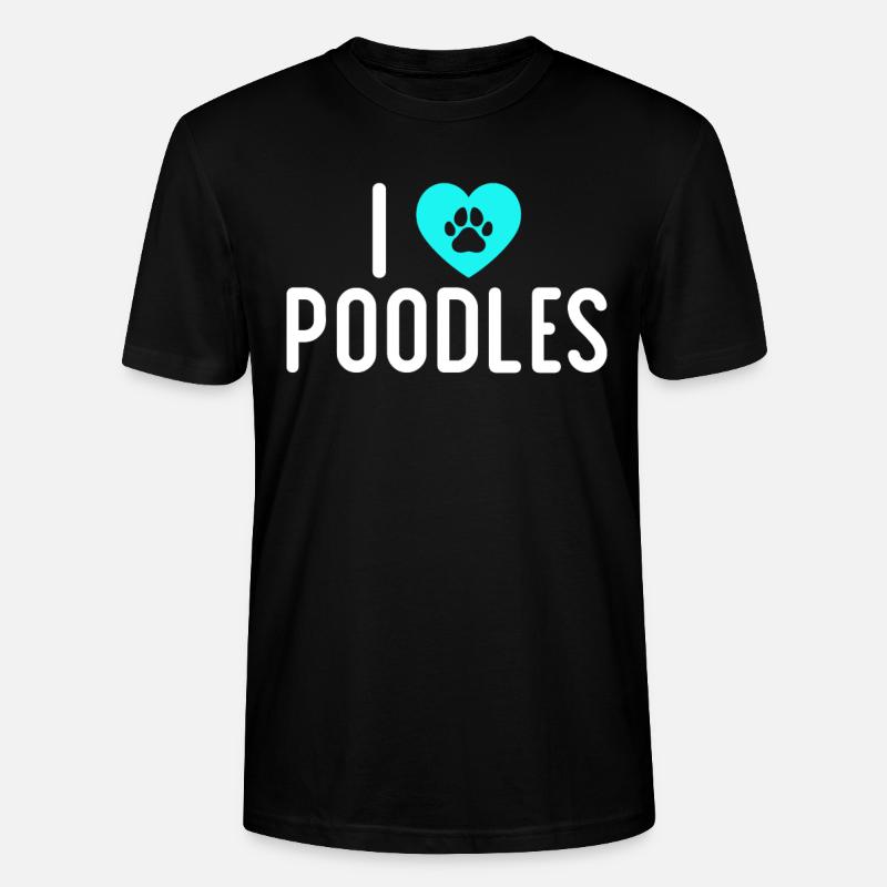 Cadeaux Caniche - T-shirt bio CRAFTER Stanley Stella Unisexe - noir