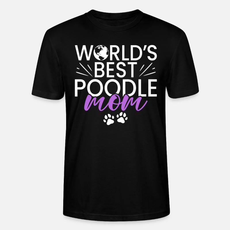 Cadeaux Caniche - T-shirt bio CRAFTER Stanley Stella Unisexe - noir