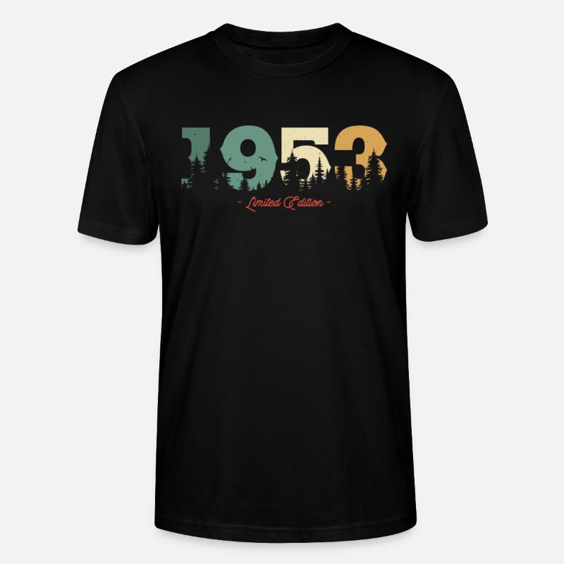 Édition limitée de 1953 - T-shirt bio CRAFTER Stanley Stella Unisexe - noir