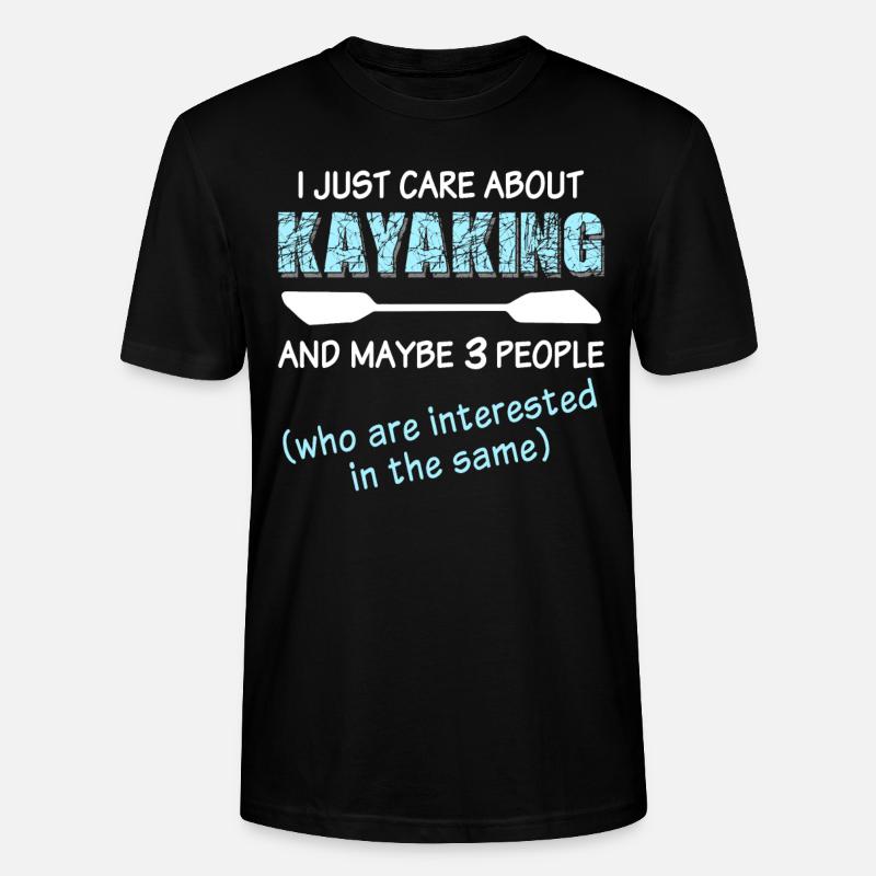 Kayak Kayaking - T-shirt bio CRAFTER Stanley Stella Unisexe - noir