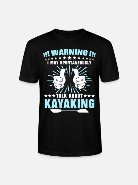 Kayak Kayaking - Stanley/Stella CRAFTER Unisex Organic T-Shirt - black