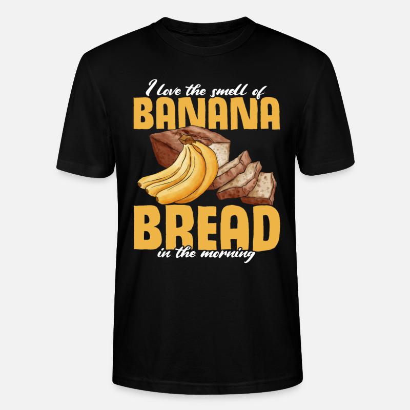 Funny Banana Bread Baking Apparel - Stanley/Stella Unisex Bio-T-Shirt CRAFTER - Schwarz