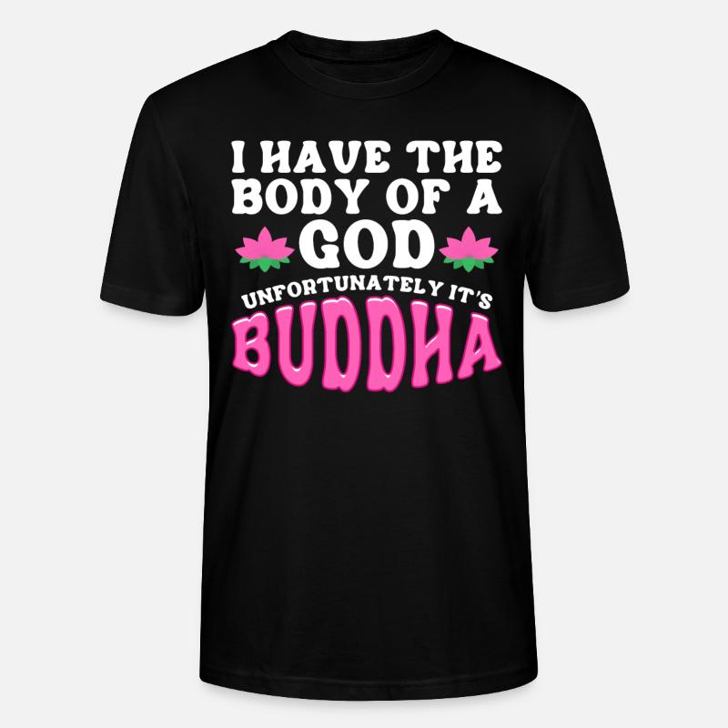 Buddhismus Buddhist - Stanley/Stella Unisex Bio-T-Shirt CRAFTER - Schwarz