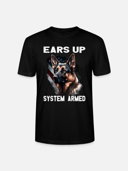 Schäferhund - Deutscher Schäferhund Hundebesitzer - Stanley/Stella Unisex Bio-T-Shirt CRAFTER - Schwarz