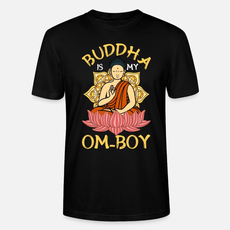 Buddhismus Buddhist - Stanley/Stella Unisex Bio-T-Shirt CRAFTER - Schwarz