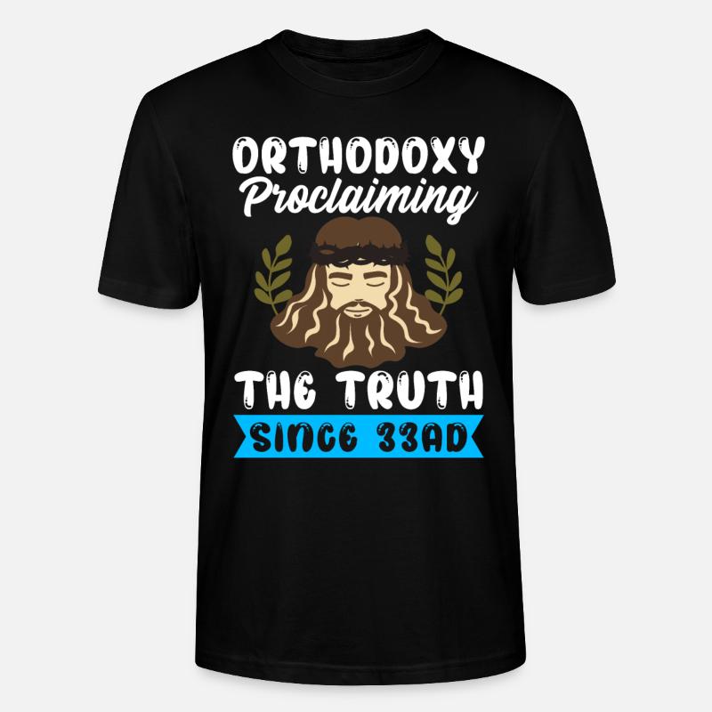 Orthodoxe - Stanley/Stella Unisex Bio-T-Shirt CRAFTER - Schwarz