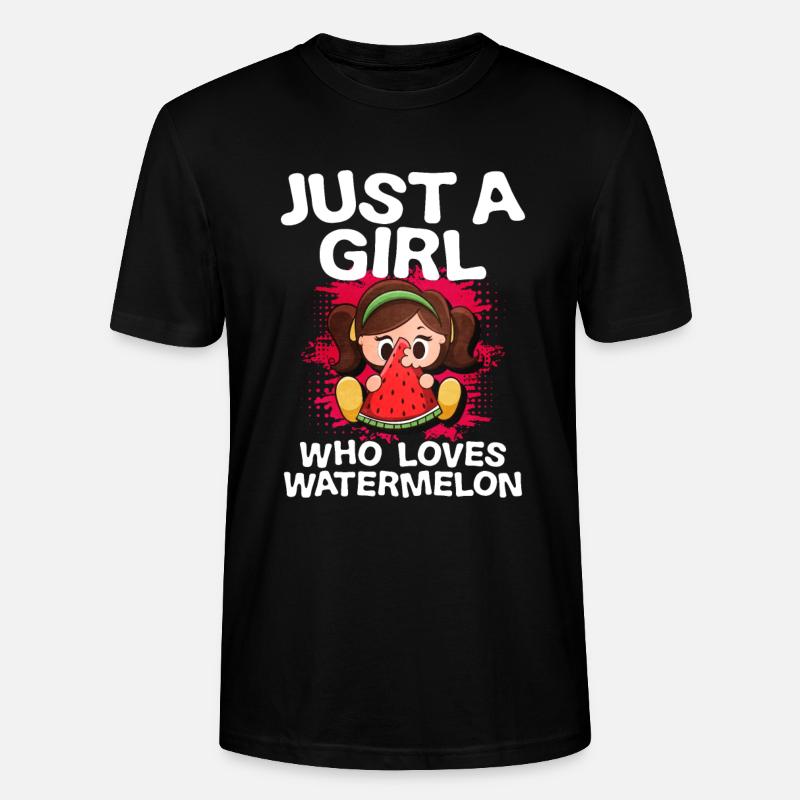 Pastèque - T-shirt bio CRAFTER Stanley Stella Unisexe - noir