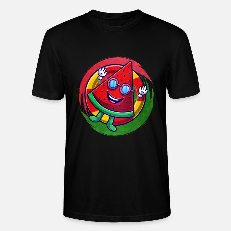 Pastèque - T-shirt bio CRAFTER Stanley Stella Unisexe - noir