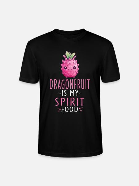 Dragon Fruit Kawaii - Stanley/Stella CRAFTER Unisex Organic T-Shirt - black