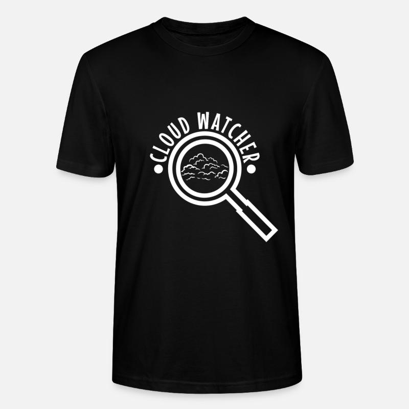 Cloud Watcher - Stanley/Stella Unisex Bio-T-Shirt CRAFTER - Schwarz