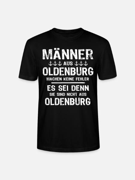 Oldenburg Sprüche Oldenburger Spruch - Stanley/Stella Unisex Bio-T-Shirt CRAFTER - Schwarz