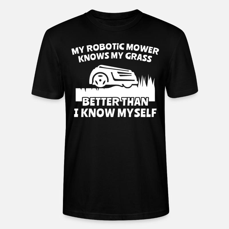 Mähroboter - Stanley/Stella Unisex Bio-T-Shirt CRAFTER - Schwarz