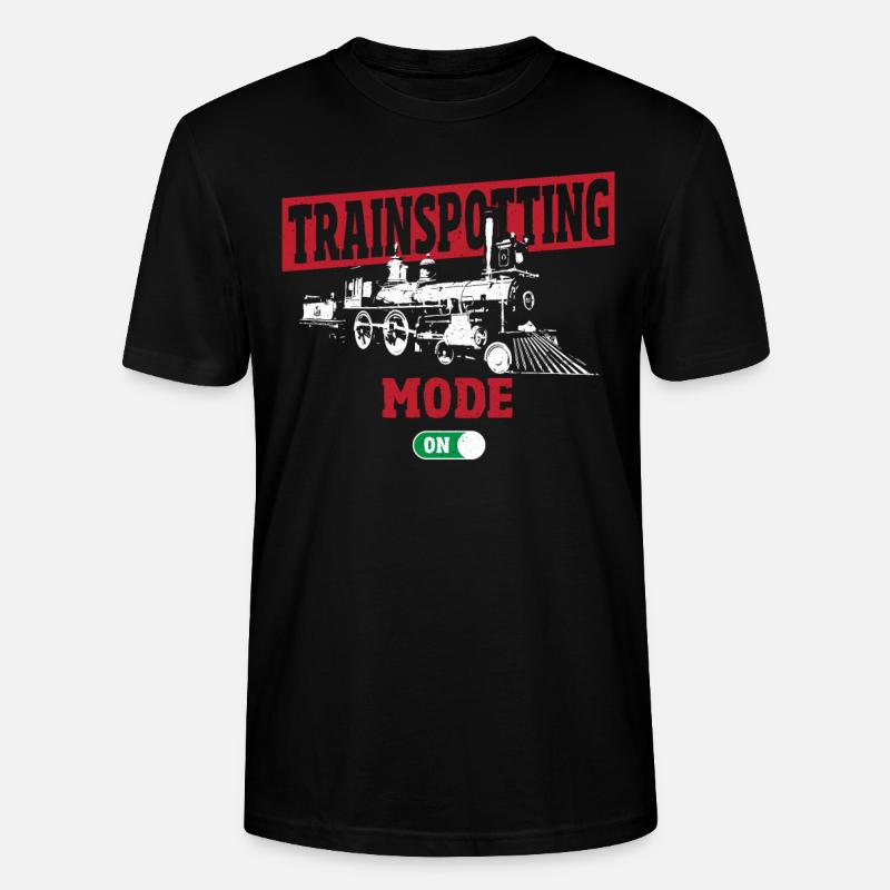 Mode Trainspotting: Un Trainspotter - T-shirt bio CRAFTER Stanley Stella Unisexe - noir