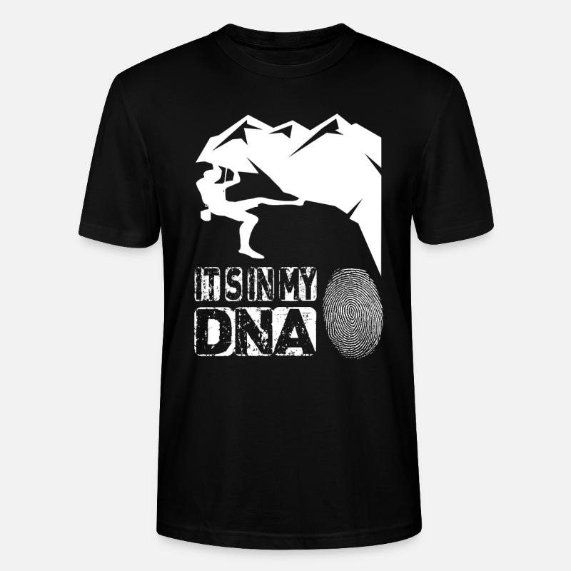Grimper dans mon ADN - T-shirt bio CRAFTER Stanley Stella Unisexe - noir