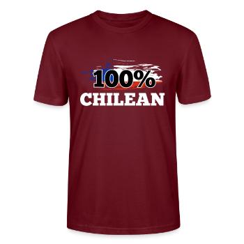 Chili - T-shirt bio CRAFTER Stanley Stella Unisexe - bordeaux - Devant - Alina (178cm) & Michal (187cm)