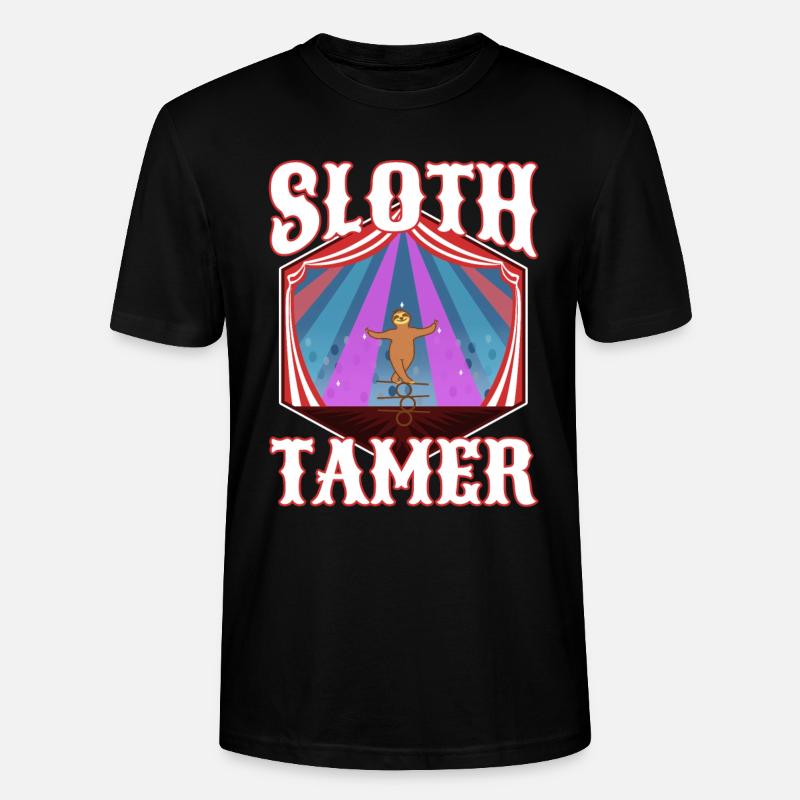 Sloth Tamer - Stanley/Stella Unisex Bio-T-Shirt CRAFTER - Schwarz
