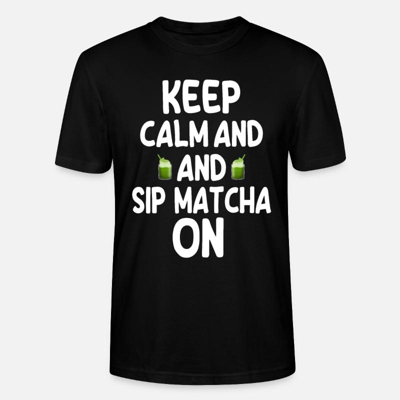 Matcha - Stanley/Stella Unisex Bio-T-Shirt CRAFTER - Schwarz