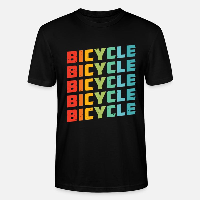Rennrad - Stanley/Stella Unisex Bio-T-Shirt CRAFTER - Schwarz