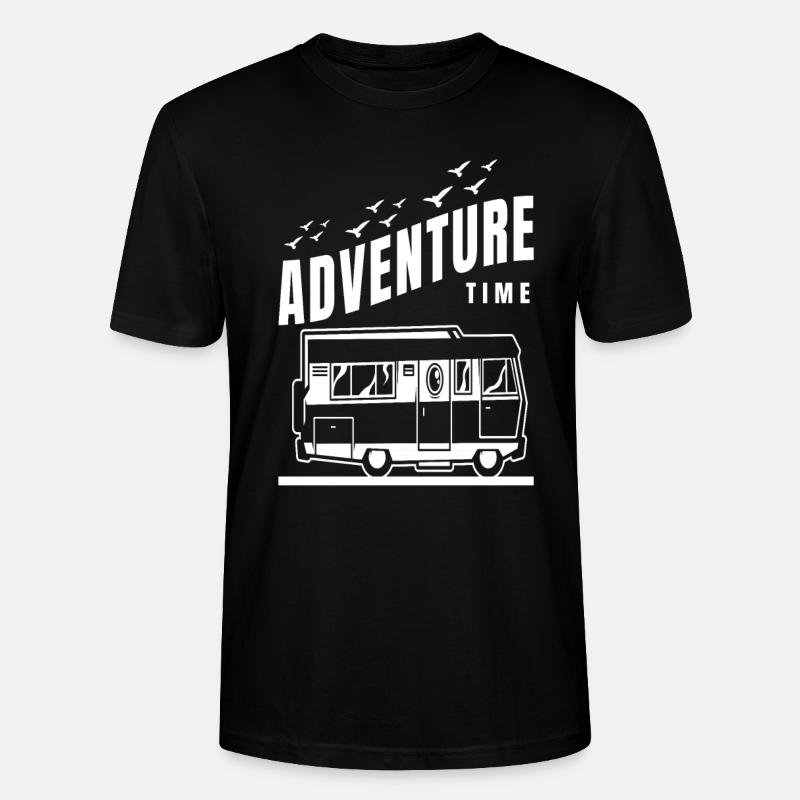 Camping Wohnwagen Wohnmobil Camper Spruch - Stanley/Stella Unisex Bio-T-Shirt CRAFTER - Schwarz