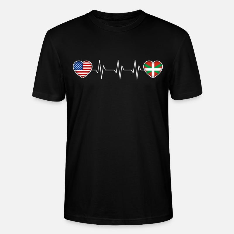 Pays Basque - T-shirt bio CRAFTER Stanley Stella Unisexe - noir
