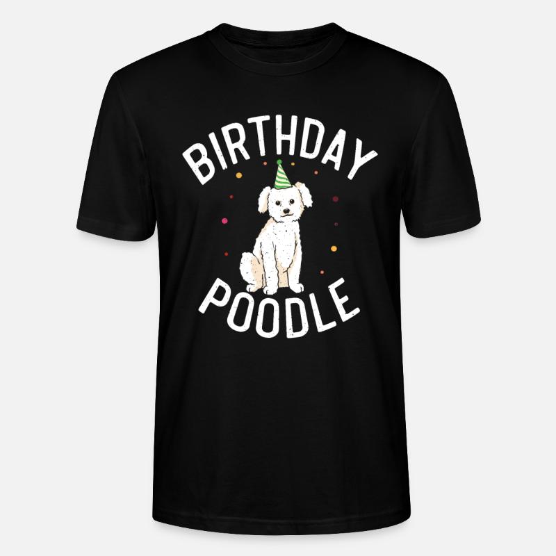 Cadeaux Caniche - T-shirt bio CRAFTER Stanley Stella Unisexe - noir