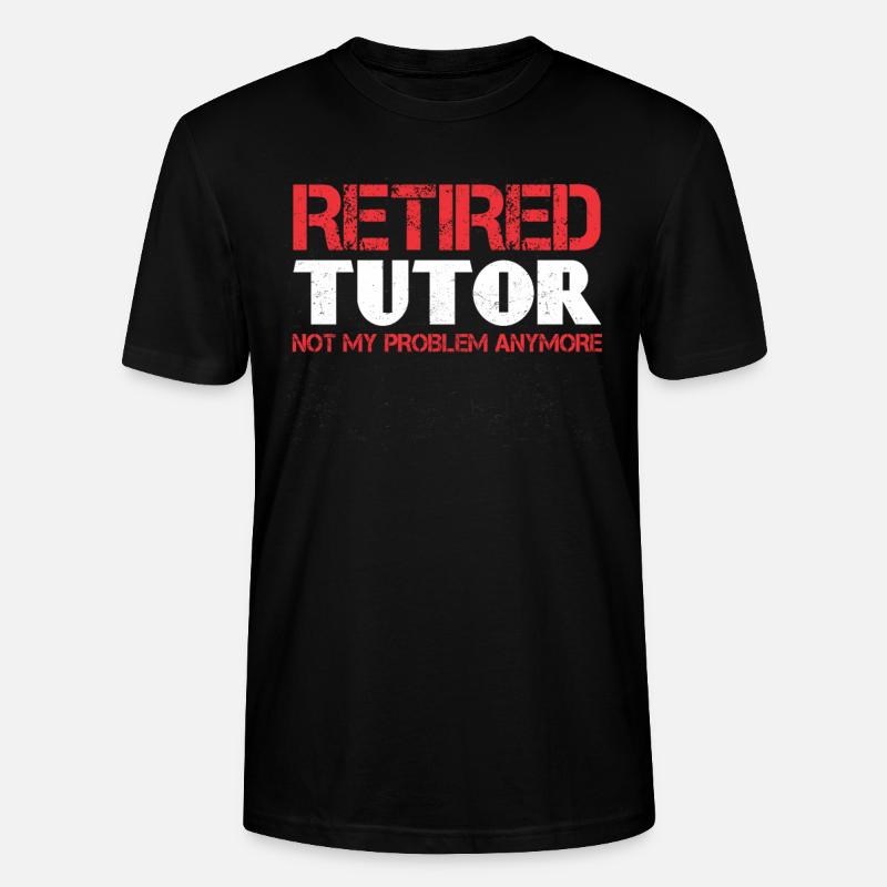 Tutor Gift Tutor - Stanley/Stella CRAFTER Unisex Organic T-Shirt - black