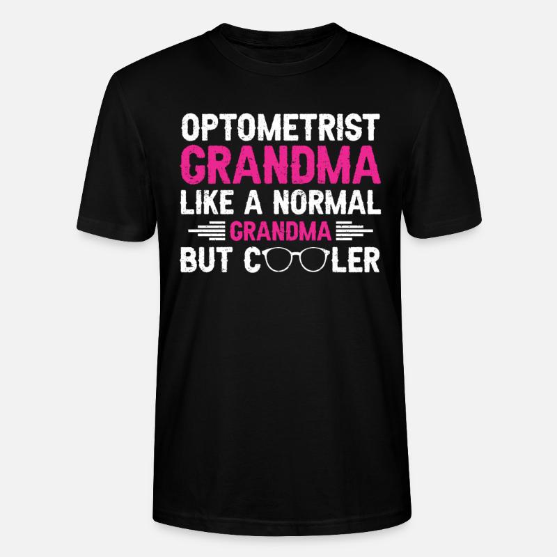 Opticien Gift Optometry - T-shirt bio CRAFTER Stanley Stella Unisexe - noir