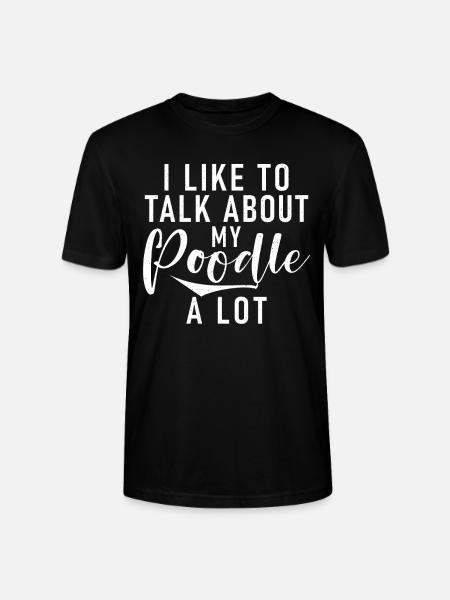Poodle Gifts - Stanley/Stella Unisex Bio-T-Shirt CRAFTER - Schwarz