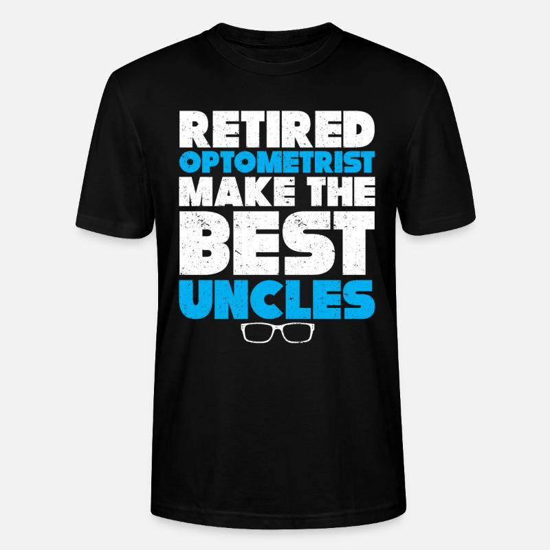 Optiker Geschenk Optometrie - Stanley/Stella Unisex Bio-T-Shirt CRAFTER - Schwarz