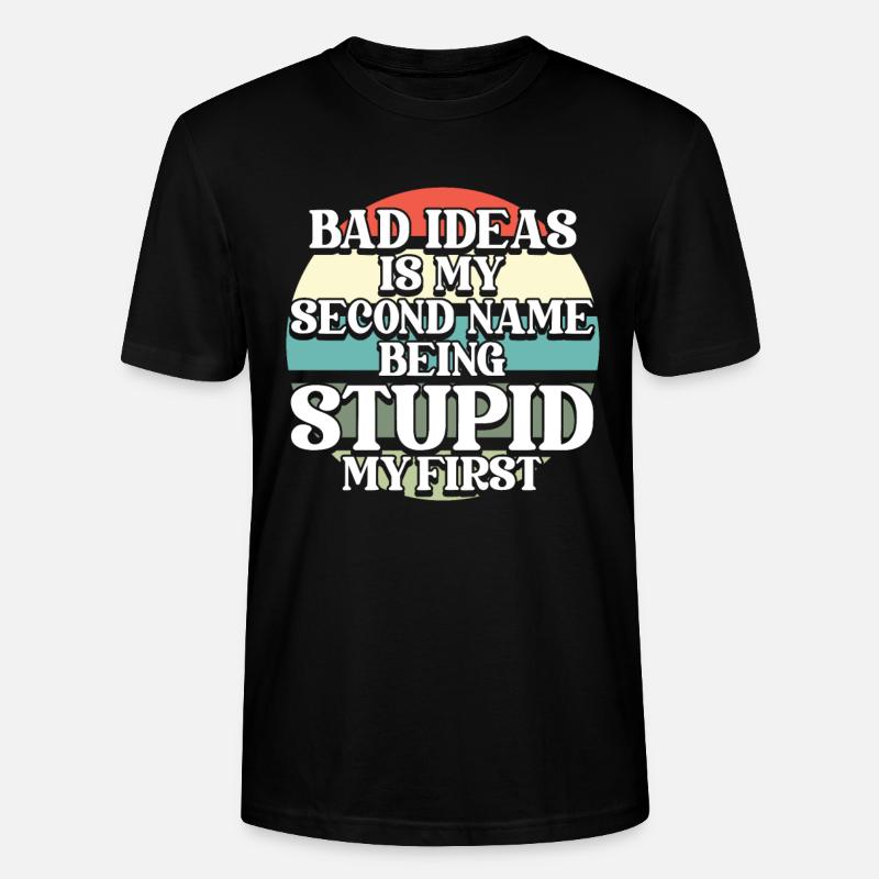 Humour noir - T-shirt bio CRAFTER Stanley Stella Unisexe - noir