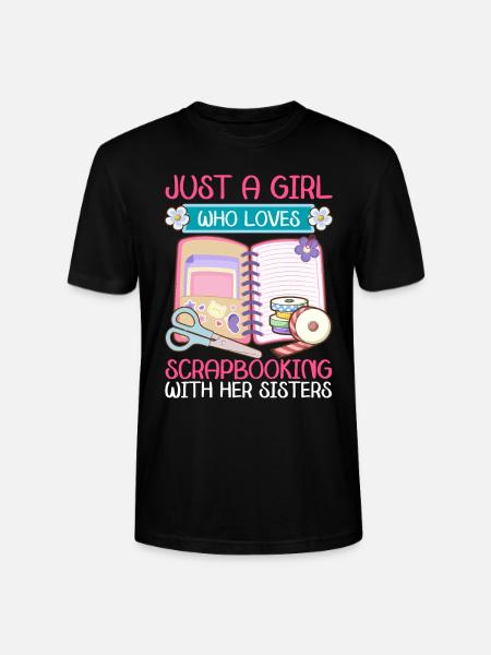 Scrapbooker - Stanley/Stella Unisex Bio-T-Shirt CRAFTER - Schwarz