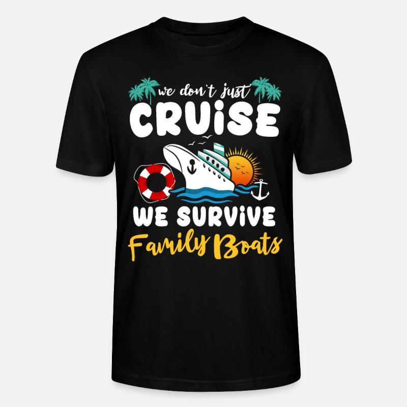 Kreuzfahrt - Stanley/Stella Unisex Bio-T-Shirt CRAFTER - Schwarz