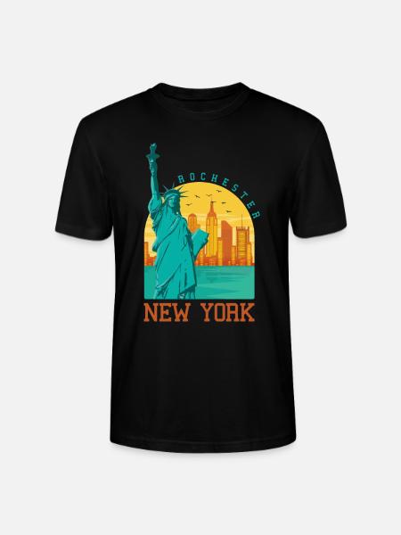 Rochester New York - Stanley/Stella CRAFTER Unisex Organic T-Shirt - black