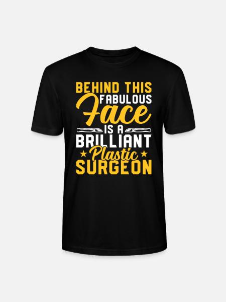 Brilliant Plastic Surgeon Surgical - Stanley/Stella CRAFTER Unisex Organic T-Shirt - black