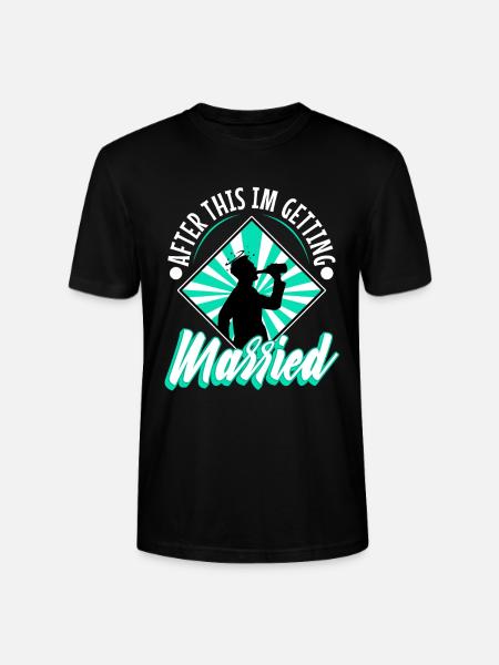 After this im getting married - Stanley/Stella CRAFTER Unisex Organic T-Shirt - black