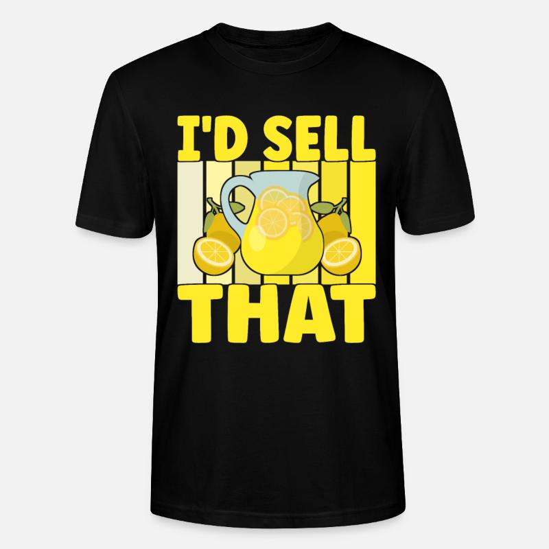 Limonade Limonadenstand - Stanley/Stella Unisex Bio-T-Shirt CRAFTER - Schwarz