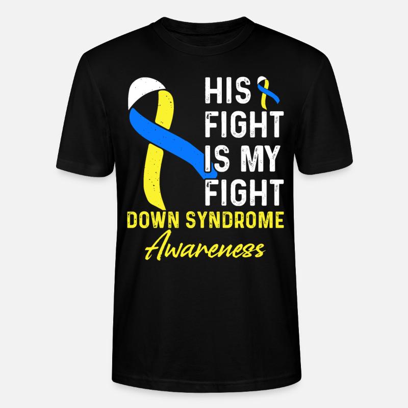 Down-syndrom Bewusstsein - Stanley/Stella Unisex Bio-T-Shirt CRAFTER - Schwarz