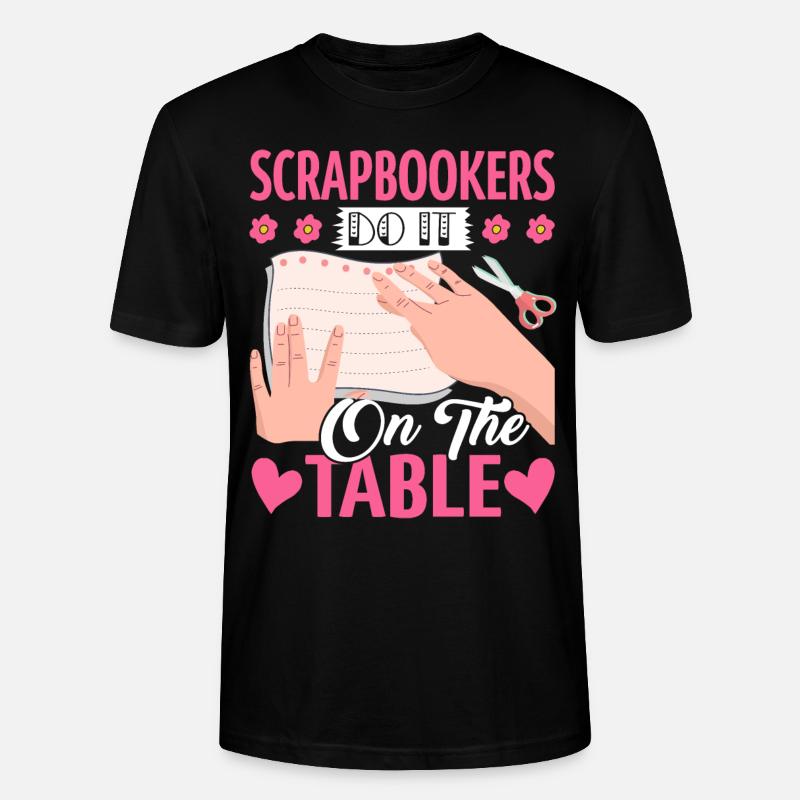 Scrapbooking - Stanley/Stella Unisex Bio-T-Shirt CRAFTER - Schwarz