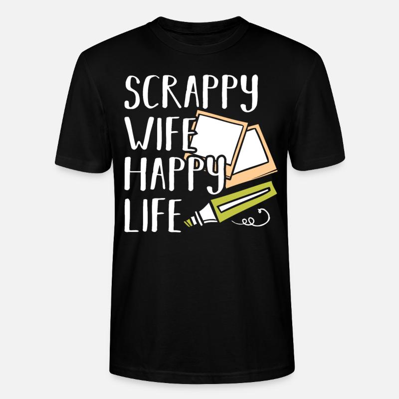 Scrapbooking Scrapbooker - Stanley/Stella Unisex Bio-T-Shirt CRAFTER - Schwarz