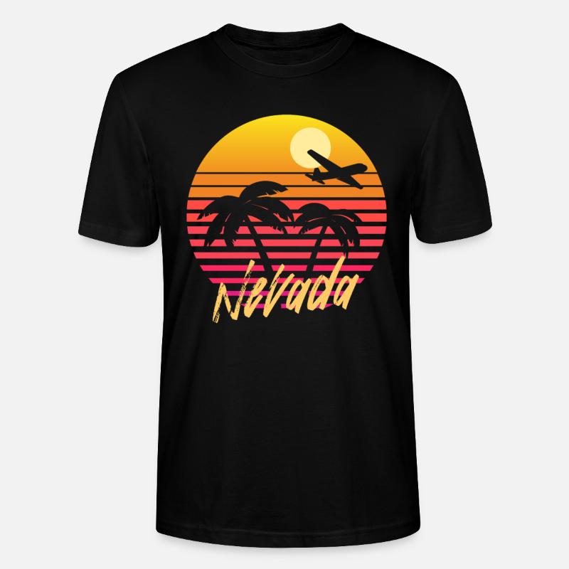 Nevada - Stanley/Stella Unisex Bio-T-Shirt CRAFTER - Schwarz