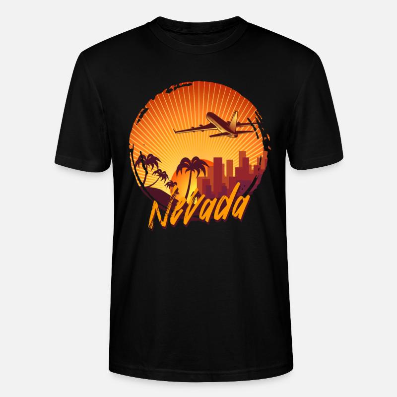 Nevada - Stanley/Stella Unisex Bio-T-Shirt CRAFTER - Schwarz