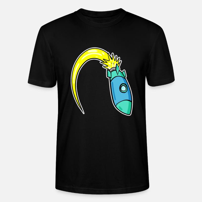 Fusée - T-shirt bio CRAFTER Stanley Stella Unisexe - noir