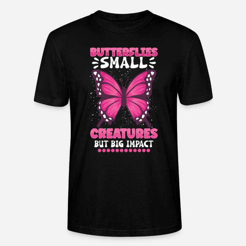 Insecte papillon monarque Monarque Habitat - T-shirt bio CRAFTER Stanley Stella Unisexe - noir