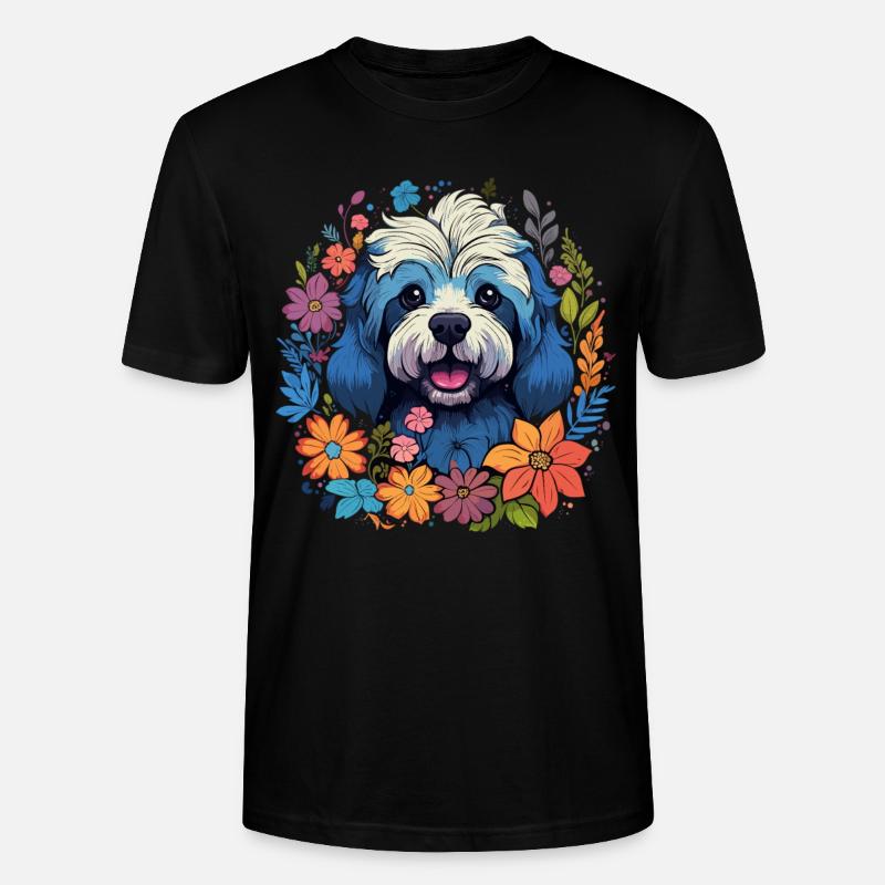 Havaneser Hund Geschenk - Stanley/Stella Unisex Bio-T-Shirt CRAFTER - Schwarz
