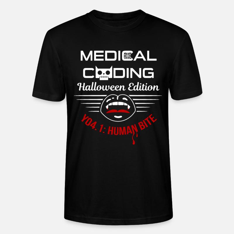 Halloween Medicine Coder Medical - T-shirt bio CRAFTER Stanley Stella Unisexe - noir